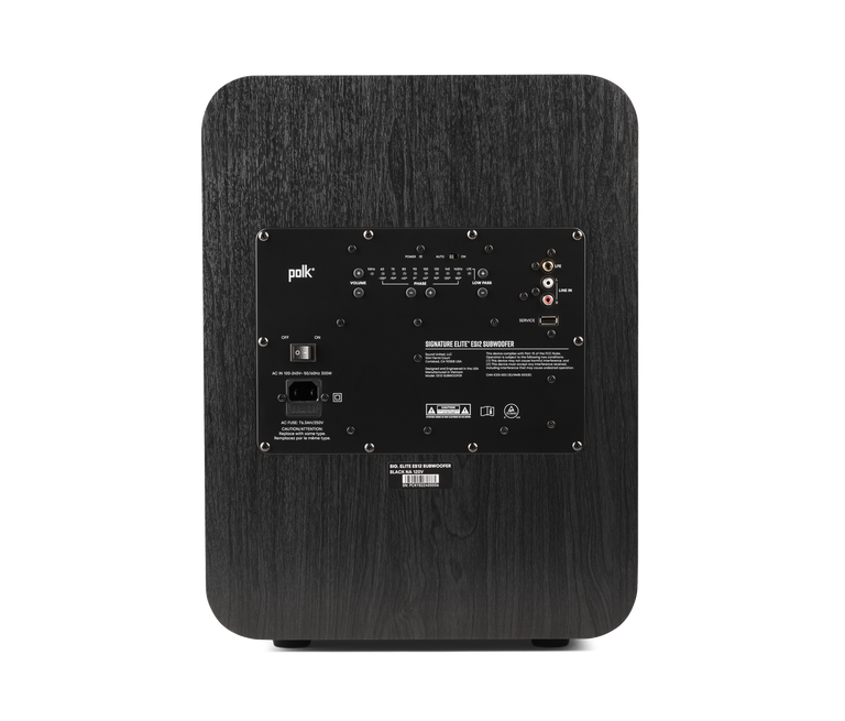 Signature Elite ES12 Subwoofer, Black, dynamic