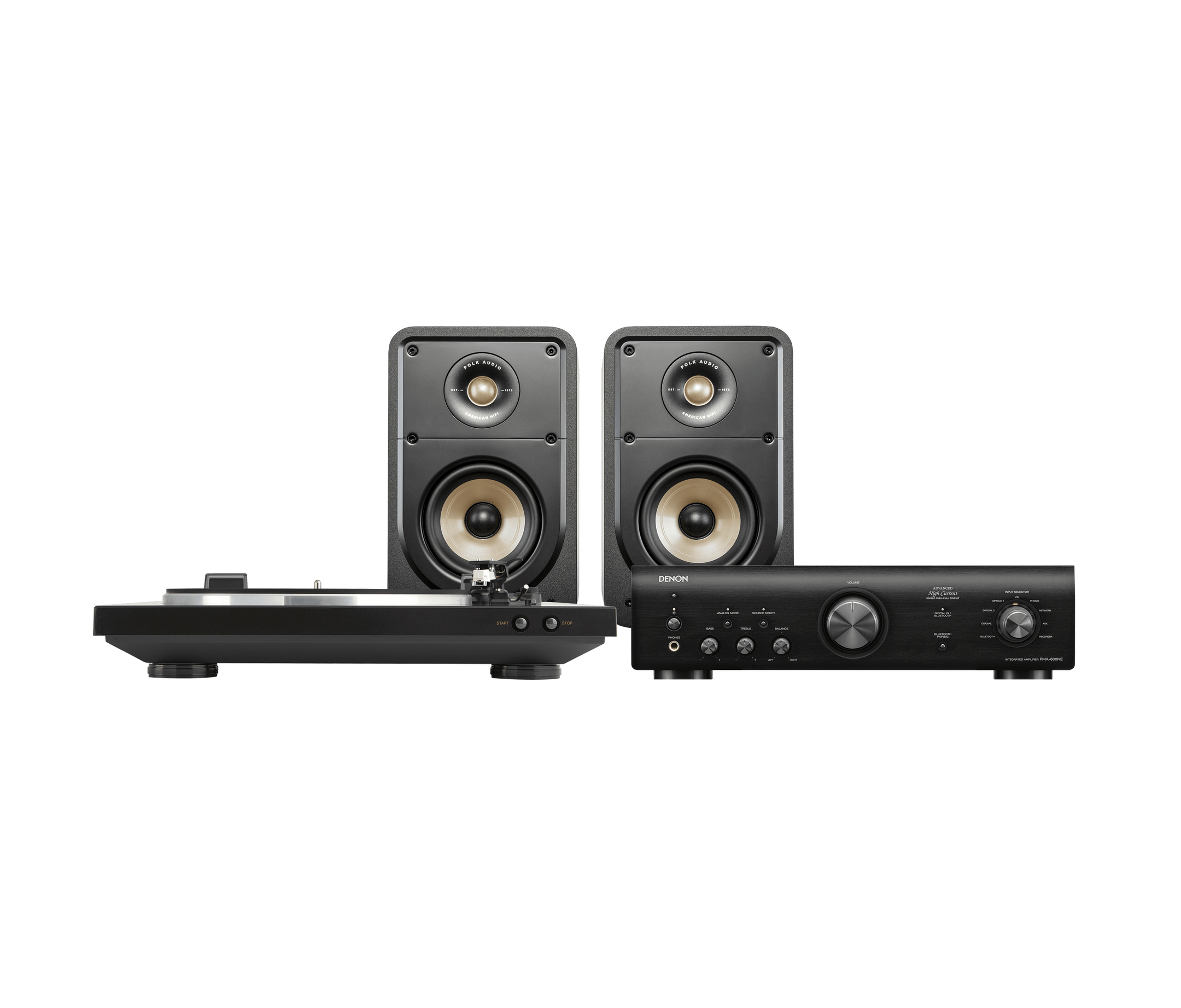 Signature Elite ES15 Gold System with Denon Hi-Fi Bundle, Black, dynamic