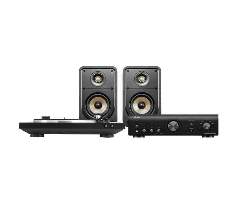 Signature Elite ES15 Gold System with Denon Hi-Fi Bundle, Black, dynamic